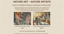 Desktop Screenshot of nature-artists.com