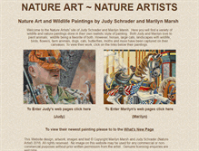 Tablet Screenshot of nature-artists.com